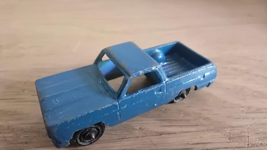 Vintage Tootsietoy Chicago USA Speelgoedauto Blauw, Ophalen of Verzenden, Gebruikt