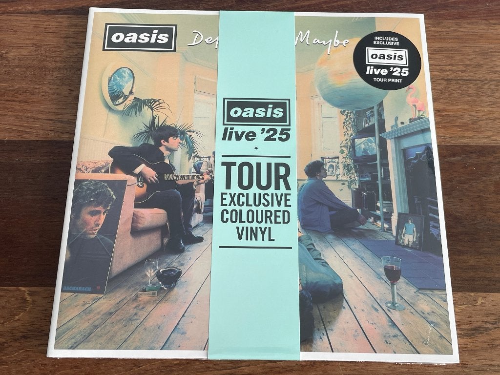 Vinyl 2LP+PRINT Oasis Definitely Maybe 2025 Tour Edition NEW, Geseald, Pop, Ophalen of Verzenden, 12 inch
