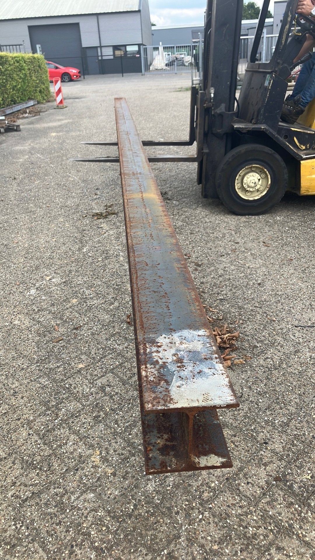H Balk 17 cm 7.10 meter lang, Ophalen, Gebruikt
