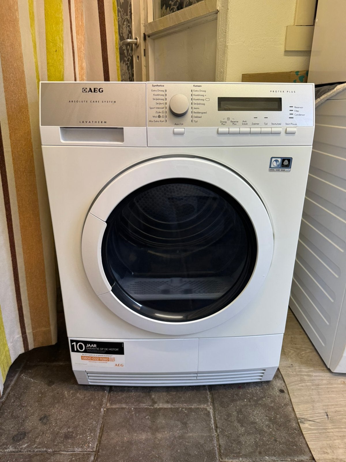 AEG | 8KG Warmtepompdroger | Schoon | Werkt Goed, Witgoed en Apparatuur, Wasdrogers, Ophalen, Gebruikt, 8 tot 10 kg, Voorlader
