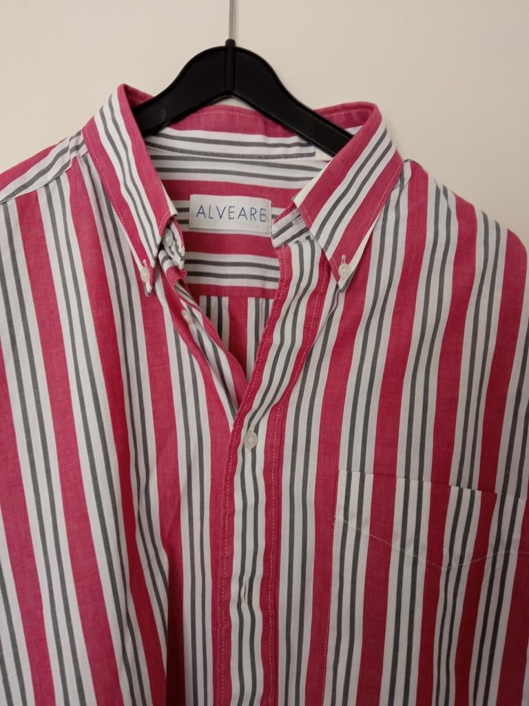 Alveare overhemd Mt 40 zgan, Kleding | Heren, Overhemden, Zo goed als nieuw, Alveare, Rood, Halswijdte 39/40 (M)