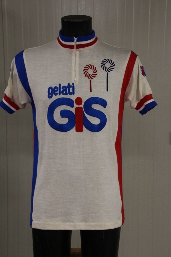 Gelati GIS ''wol'' koerstrui - wielershirt - wielertrui, Pinarello, Overige typen, Ophalen of Verzenden, Zo goed als nieuw