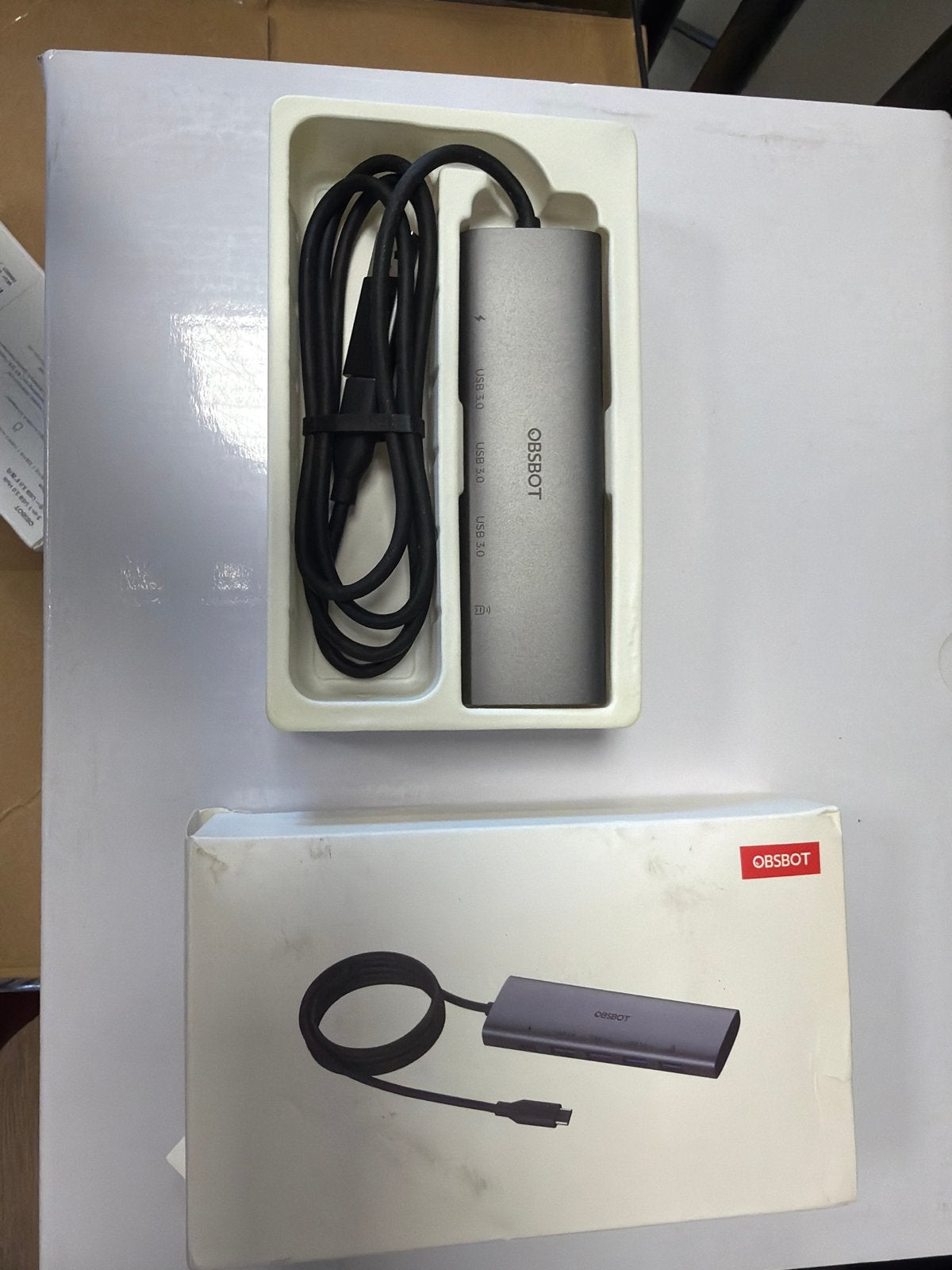 OBSBOT 3-in-1 USB 3.0 Hub - Compacte en snelle connectivitei, Ophalen of Verzenden, Nieuw
