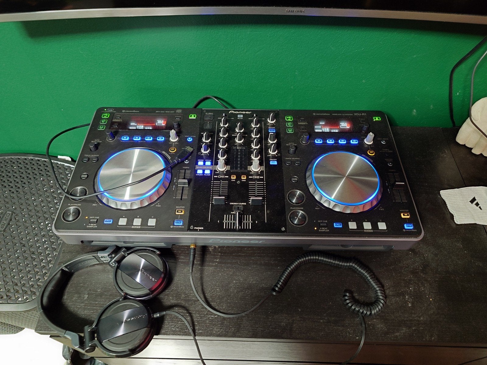 Pioneer XDJ-R1 DJ-set met flightcase, Muziek en Instrumenten, Ophalen, Zo goed als nieuw, Dj-set, Pioneer