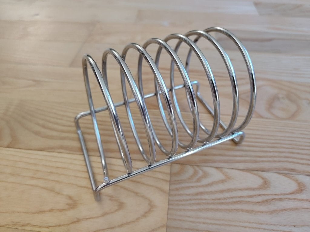 Toastrek voor toast 6 sneetjes RVS nieuw, Overige typen, Ophalen of Verzenden, Nieuw, Metaal
