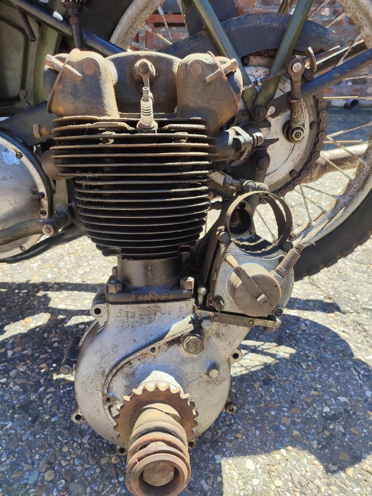 Triumph 3hw  onderdelen, Motoren, Ophalen