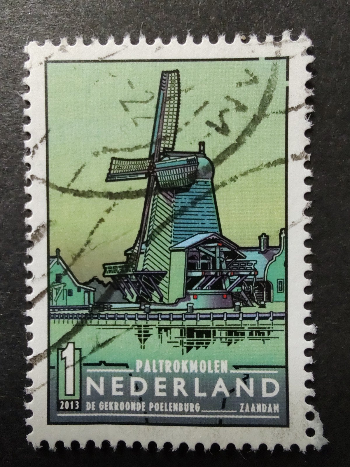3073 houtzaagmolen Zaandam 2013 nl molens, Ophalen of Verzenden
