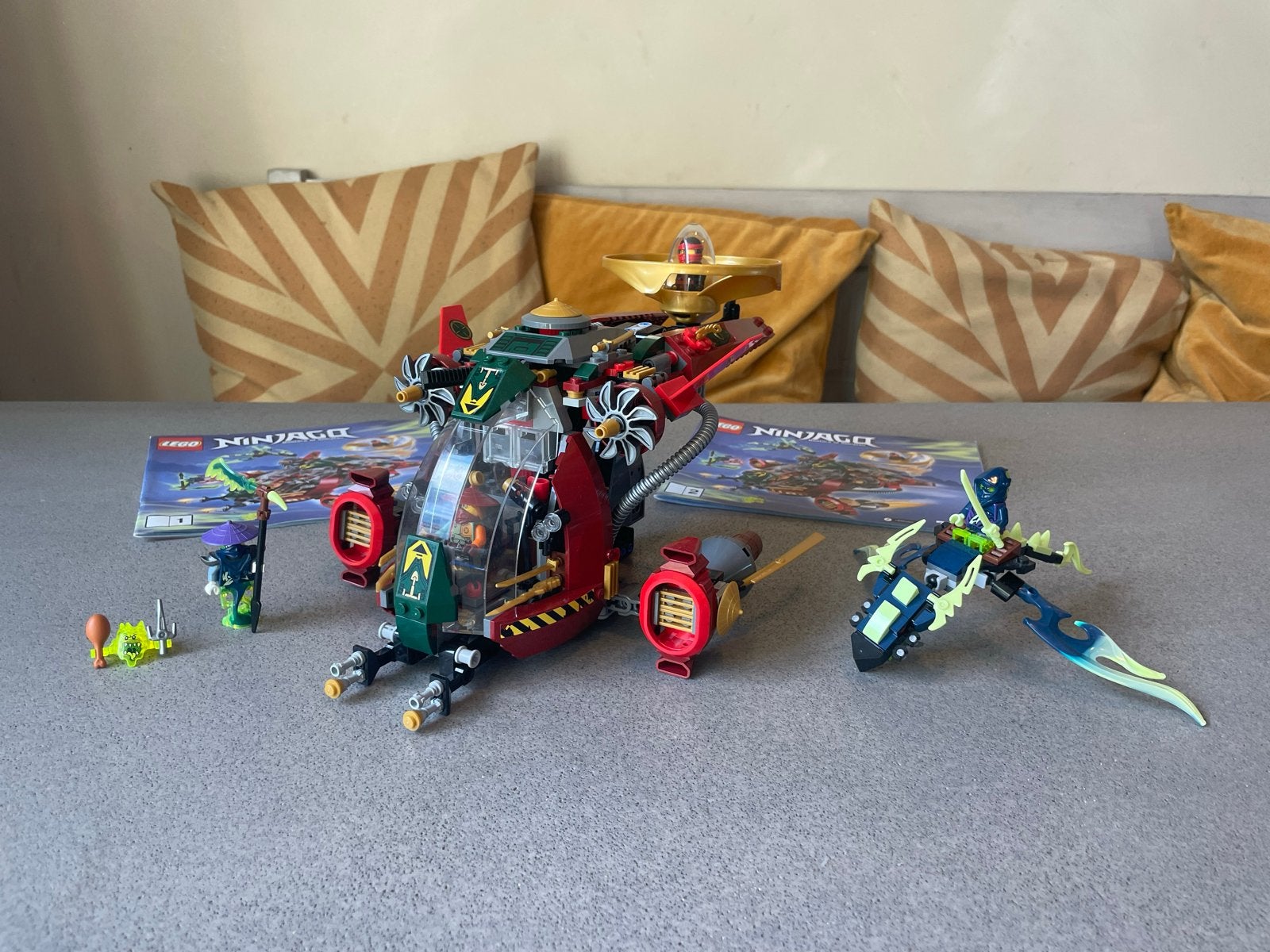 Lego NINJAGO Ronin R.E.X. Airjitzu flyers 70735, Ophalen of Verzenden, Zo goed als nieuw, Overige merken
