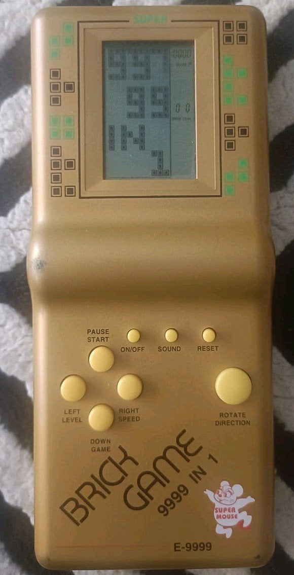 Vintage Brick Game 9999 in 1 - Super Mouse E-9999, Spelcomputers en Games, Ophalen of Verzenden, Overige merken, Gebruikt