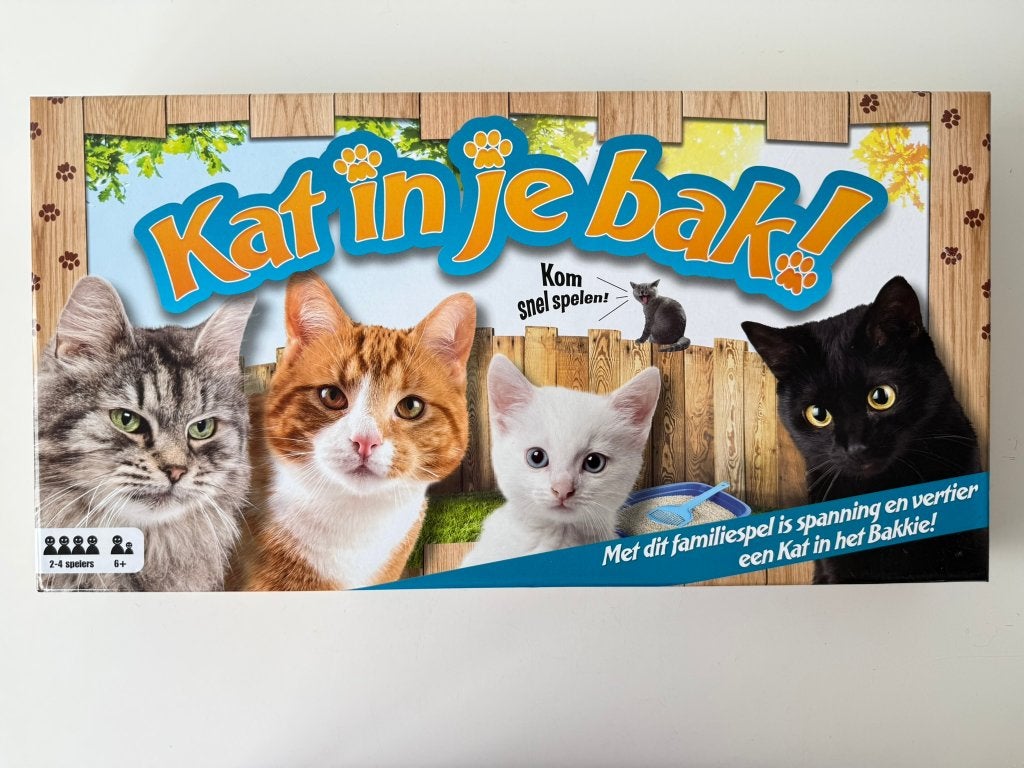 Spel, bordspel Kat in je bak! voor kattenfans / Opoly, Ophalen of Verzenden, Nieuw