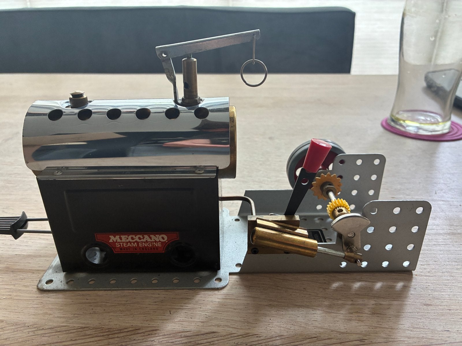 Meccano Mamod SP3 Stoommachine - Vintage Model, Ophalen of Verzenden, Gebruikt, Jongen of Meisje