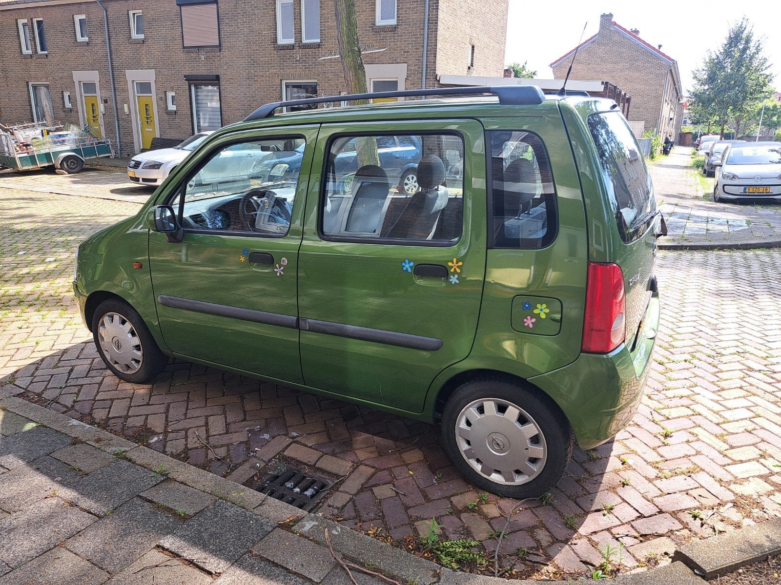 Opel Agila 1.0 I 12V 2002 Groen, Auto's, Voorwielaandrijving, 31 €/maand, 973 cc, Origineel Nederlands