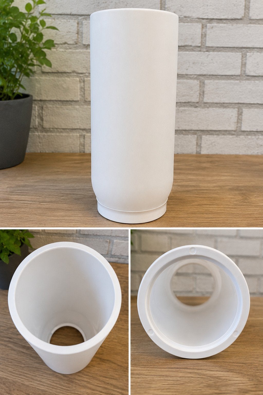 Originele glazen lampenkap IKEA SYMFONISK (Wit), Ophalen, Zo goed als nieuw