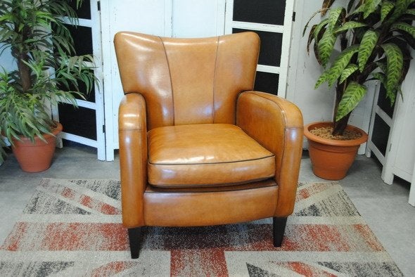 schapenleren fauteuil, Huis en Inrichting, Fauteuils, Ophalen, Nieuw, 75 tot 100 cm, Leer