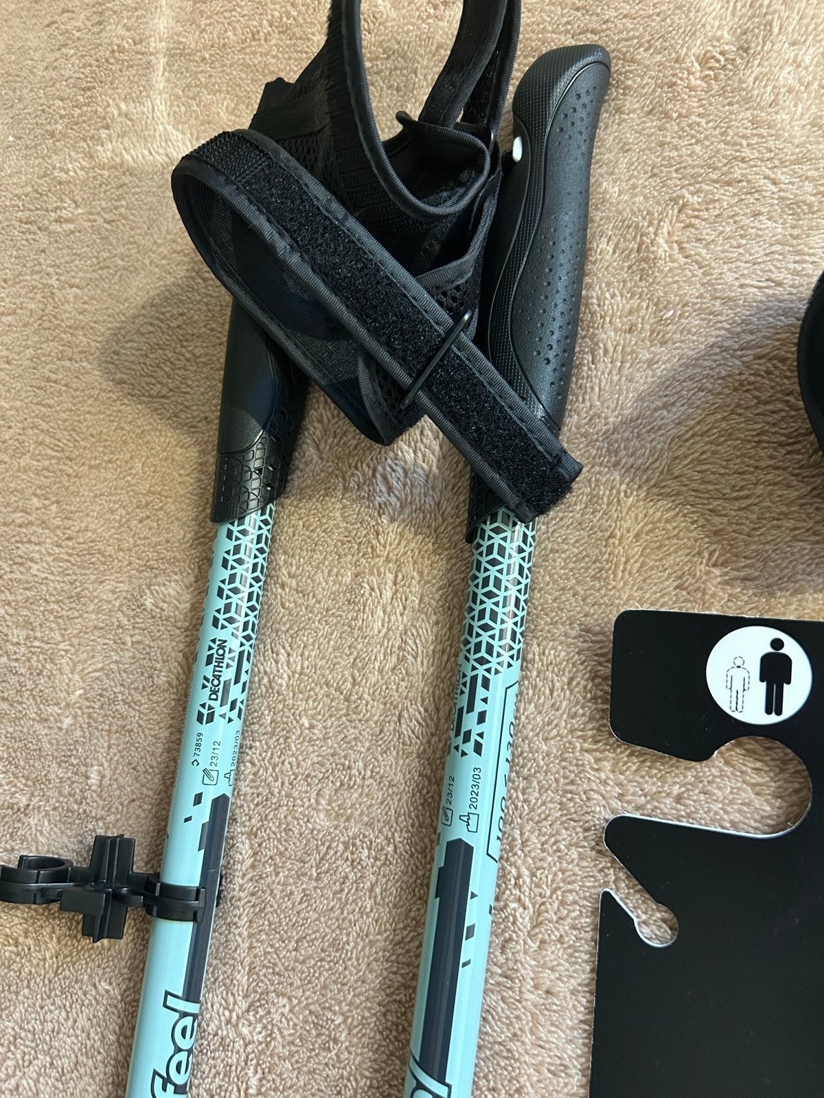 Nordic walking stokken NW P120 (2 paar) NIEUW, Sport en Fitness, Bergsport en Wandelen, Ophalen of Verzenden, Nieuw, Wandelstok