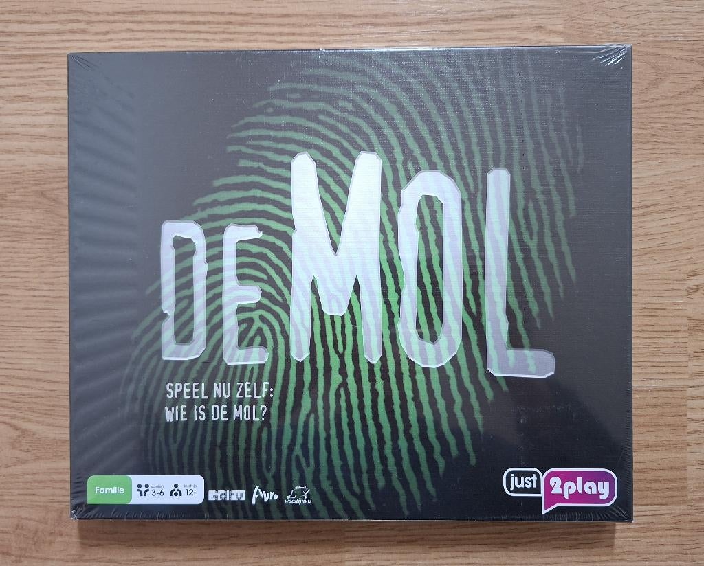 Spel De Mol. Speel nu zelf: Wie is de Mol?, Vijf spelers of meer, Ophalen of Verzenden, Nieuw, Just2Play