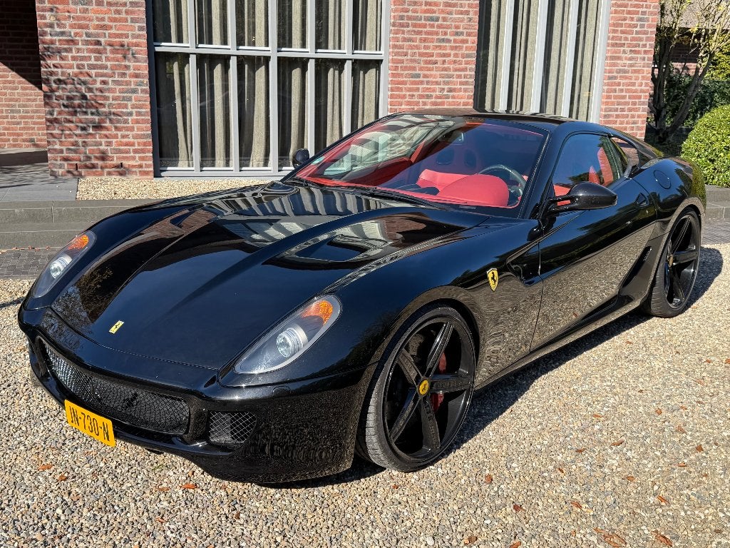 Ferrari 599 F1 2007 Zwart, Auto's, Automaat, 5999 cc, 621 pk, Zwart