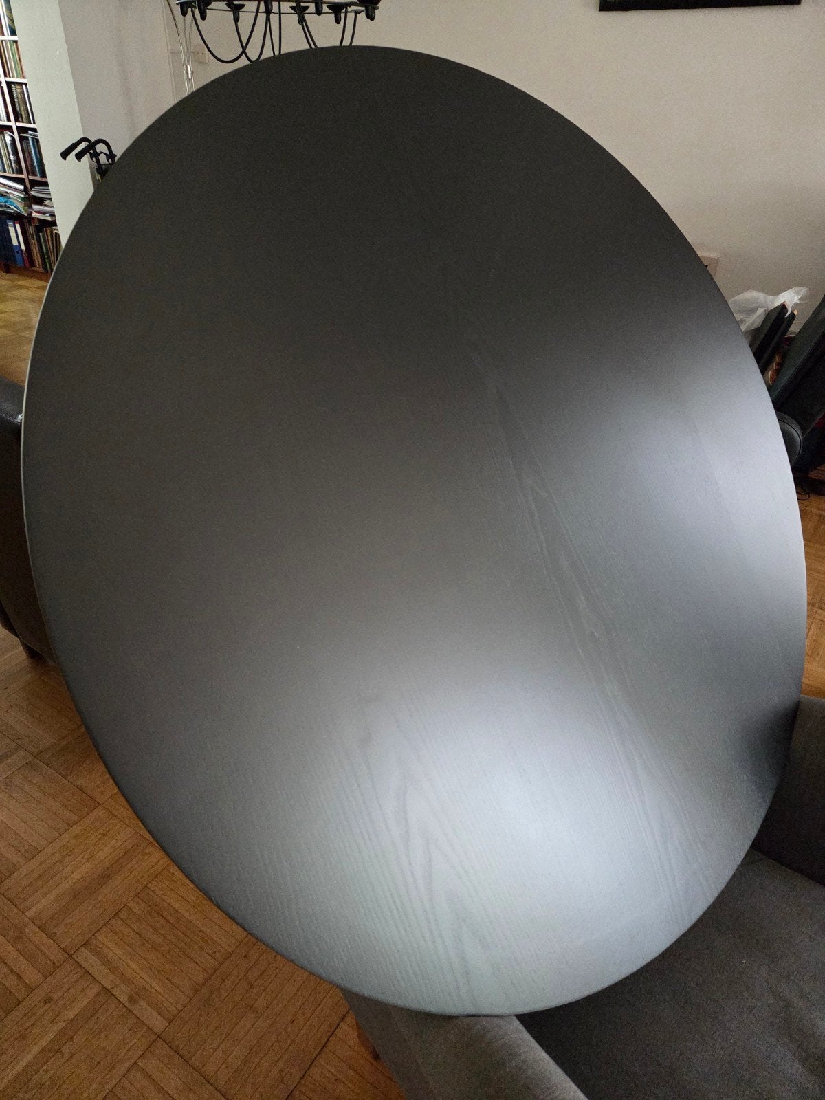 ikea lisabo eettafel rond zwart, Ophalen, Rond, Nieuw, 100 tot 150 cm