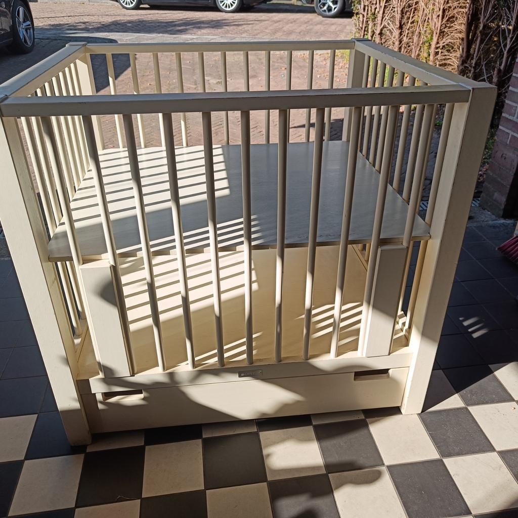 Witte baby box Bopita, Ophalen, Gebruikt, Rechthoekig, Lade