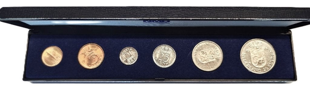Nederland: FDC-set 1980 in NMB-box, Ophalen of Verzenden, Koningin Juliana, Overige waardes, Setje