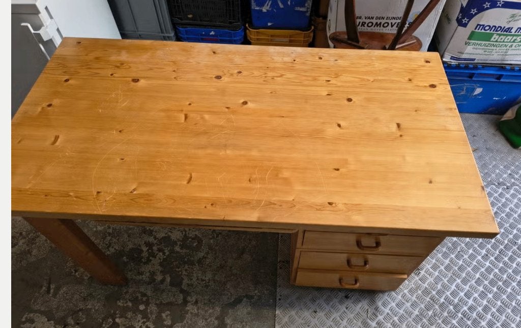 Lundia bureau met lades en uitschuifblad, Ophalen, Gebruikt, ., .
