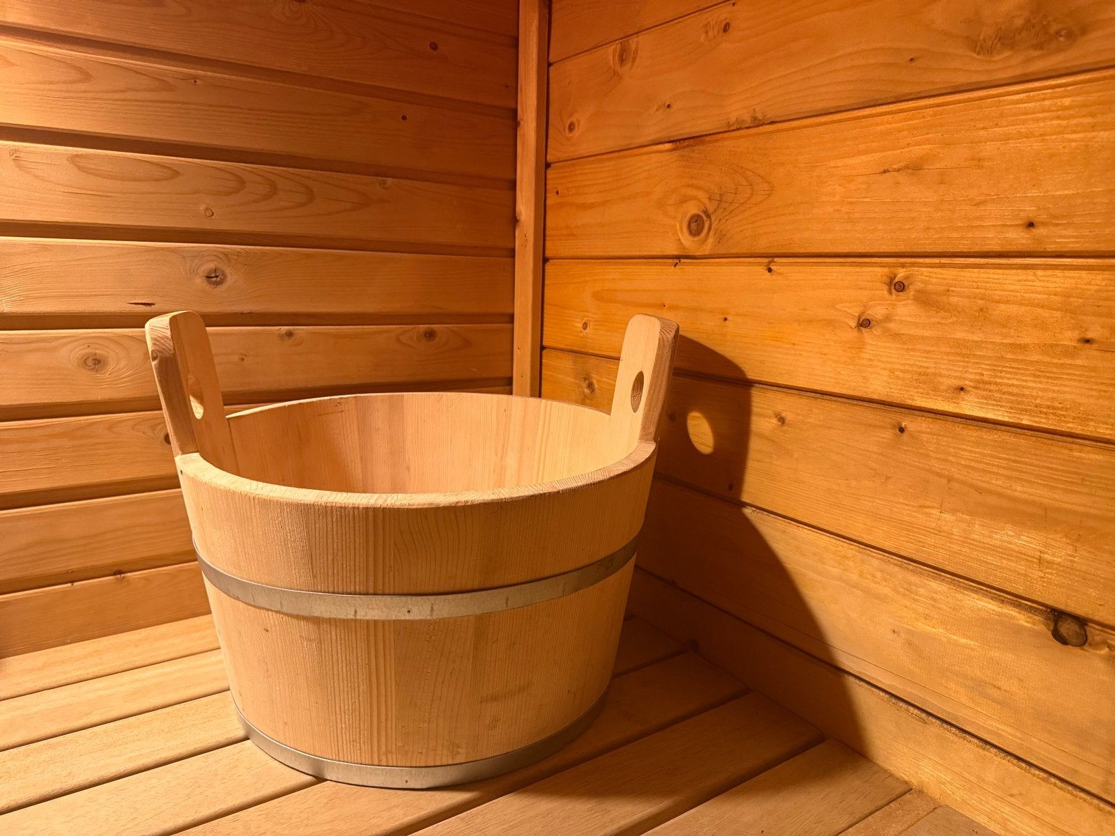 Nieuwe sauna emmer - ongebruikt