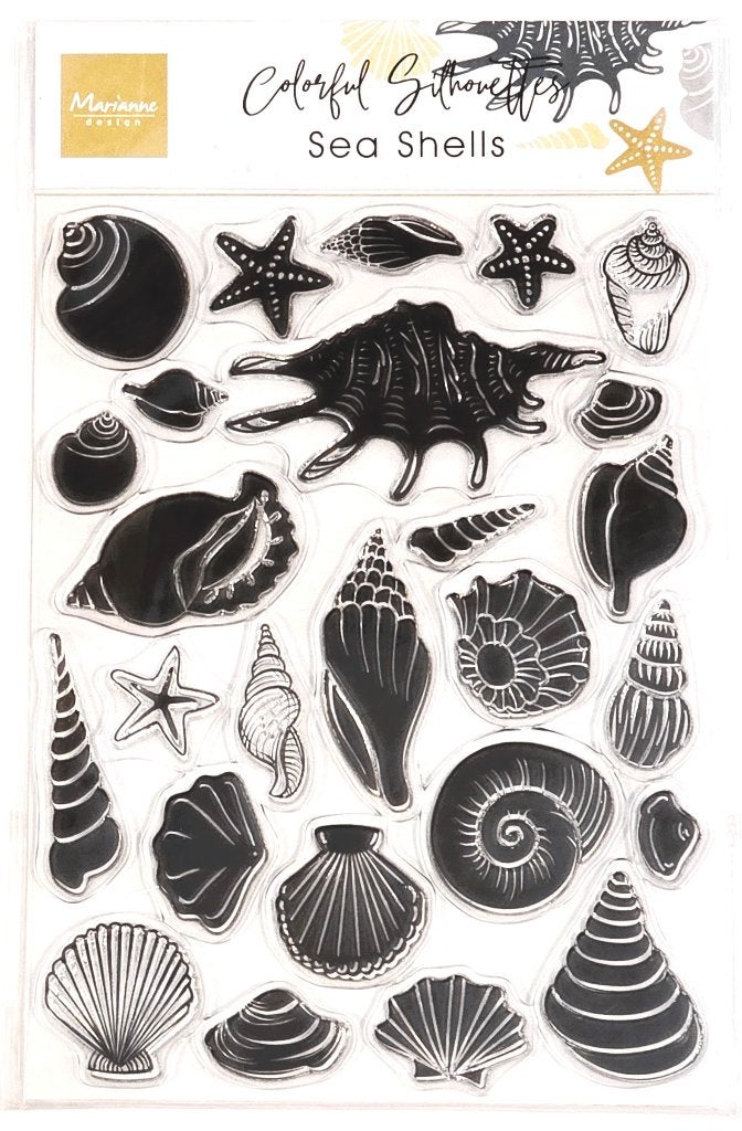 Nieuw set clear stempels Sea Shells Zee van Marianne Design, Ophalen of Verzenden, Nieuw, Clearstamp