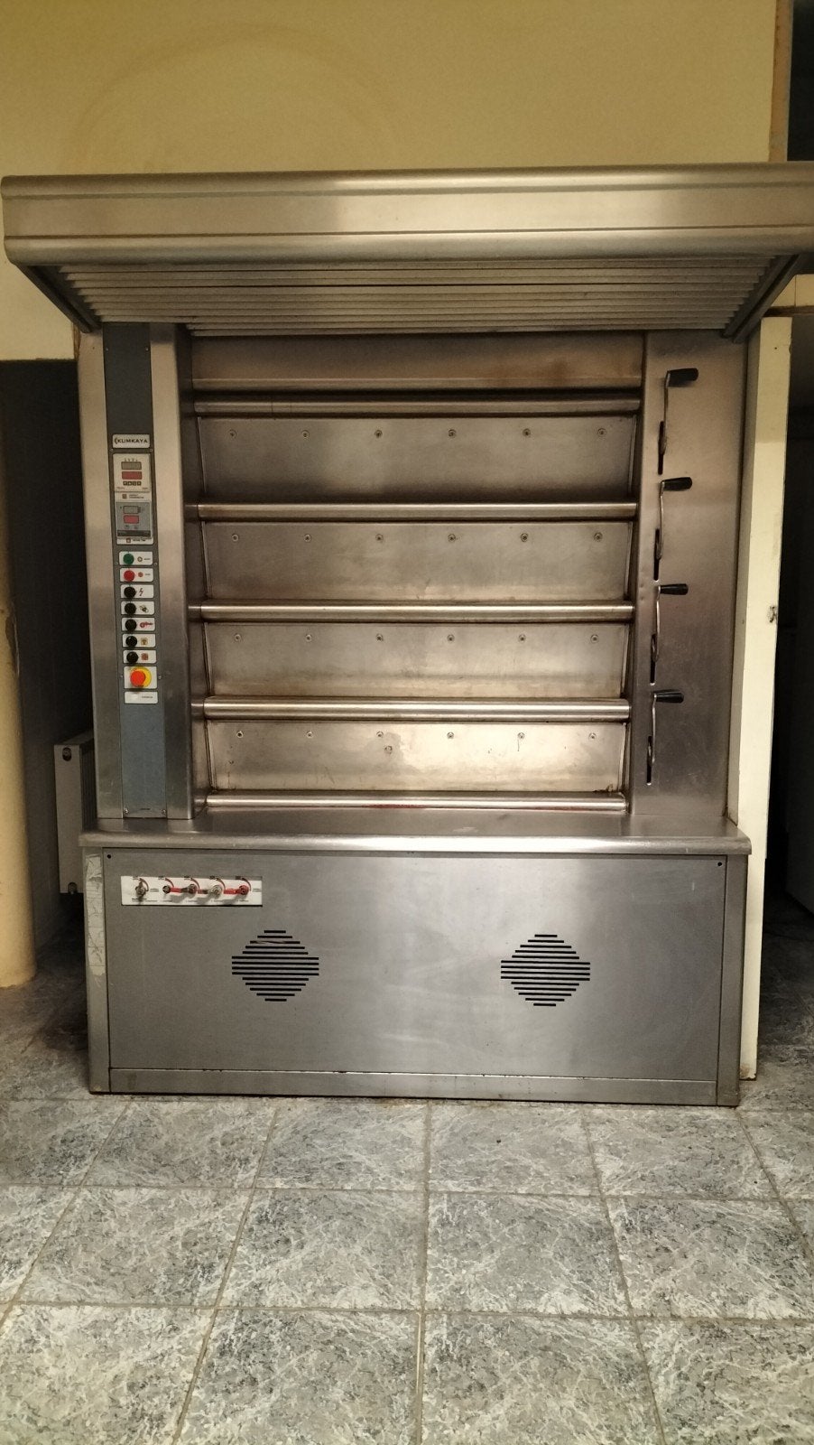 Professionele Kumkaya Bakkerij Oven met RVS Rekken, Ophalen of Verzenden, Gebruikt