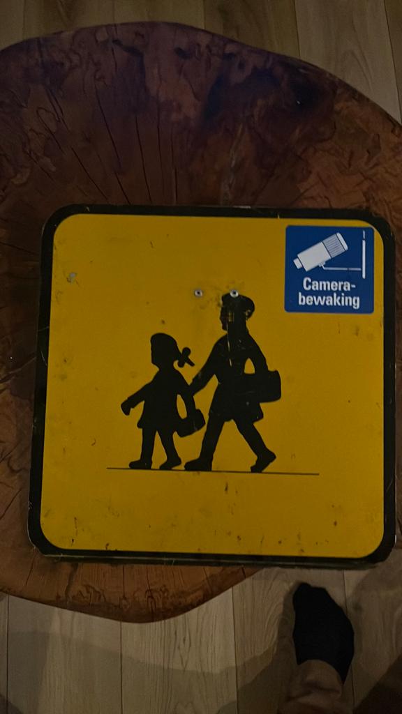 School bus bord usa, Ophalen of Verzenden, Mobiel, Gebruikt, Accessoires