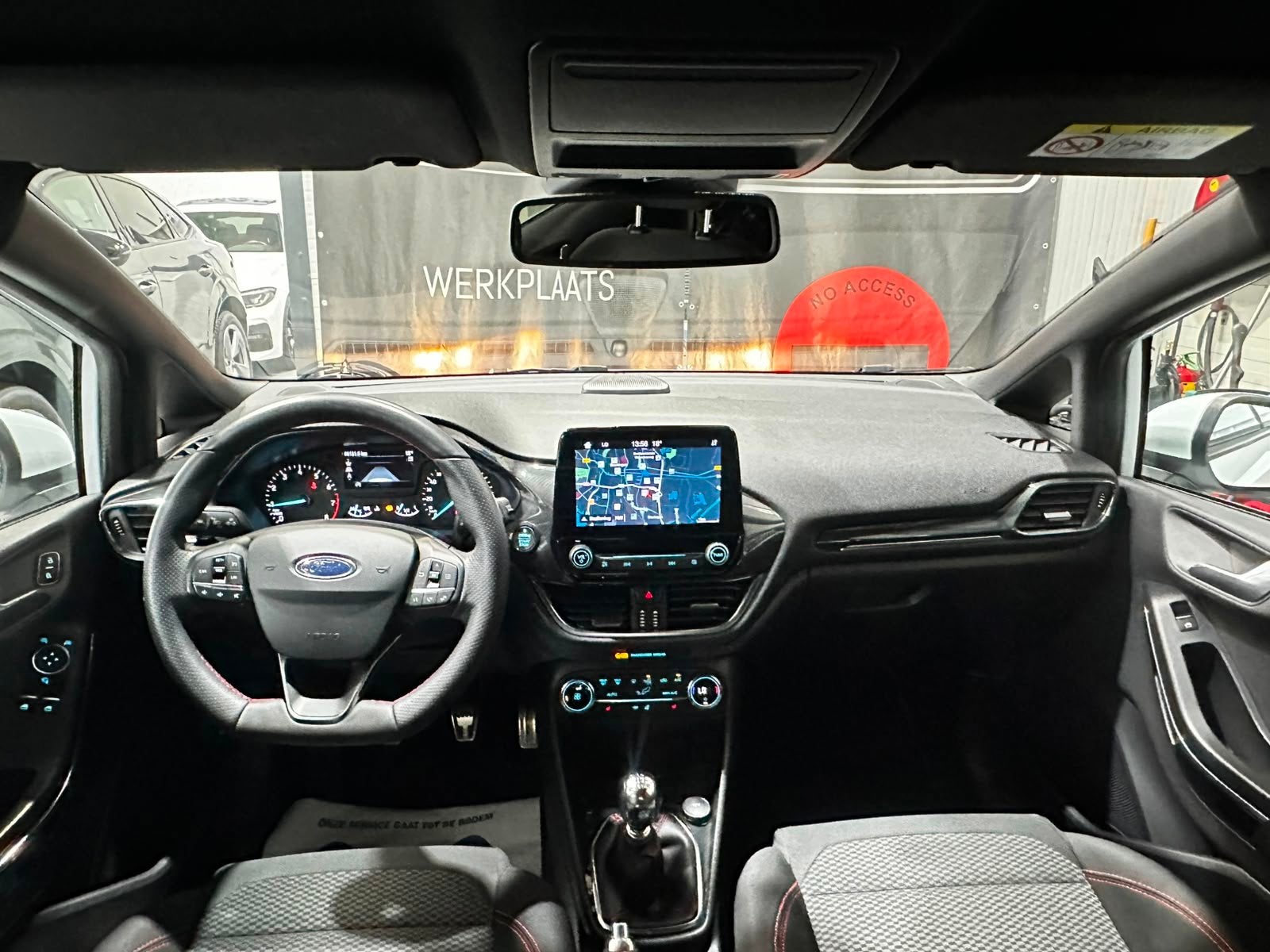 Ford Fiesta 1.0 EcoBoost ST-Line, Auto's, Voorwielaandrijving, Gebruikt, Wit, Origineel Nederlands