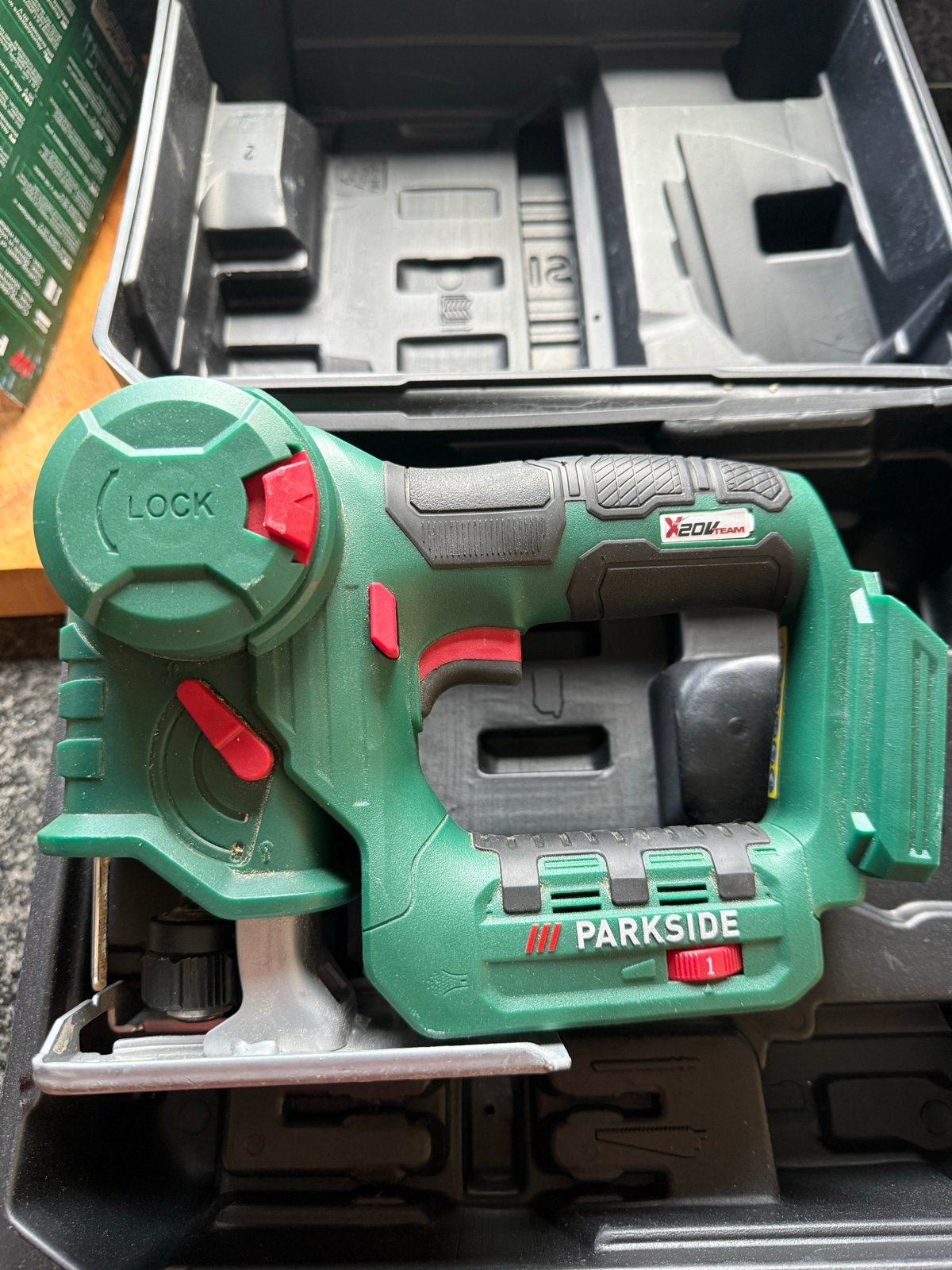 Parkside 2-in-1 Accu Decoupeer- en Reciprozaag (Baretool), Doe-het-zelf en Verbouw, Ophalen, Decoupeerzaag, Nieuw, 30 tot 70 mm