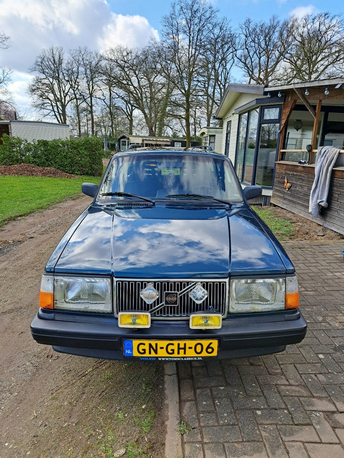 Volvo 240 2.3 GLE AUT U9 1993 Groen, Auto's, Volvo, Automaat, Elektrische ramen, 4 cilinders, Origineel Nederlands