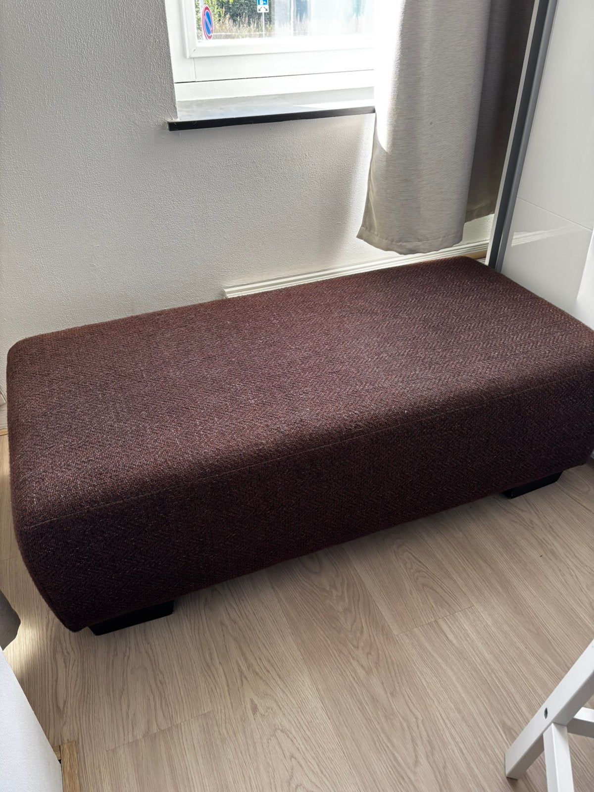 Gratis afhalen!! Hocker donker bruin, Huis en Inrichting, Ophalen, 75 tot 100 cm, Zo goed als nieuw, Minder dan 150 cm