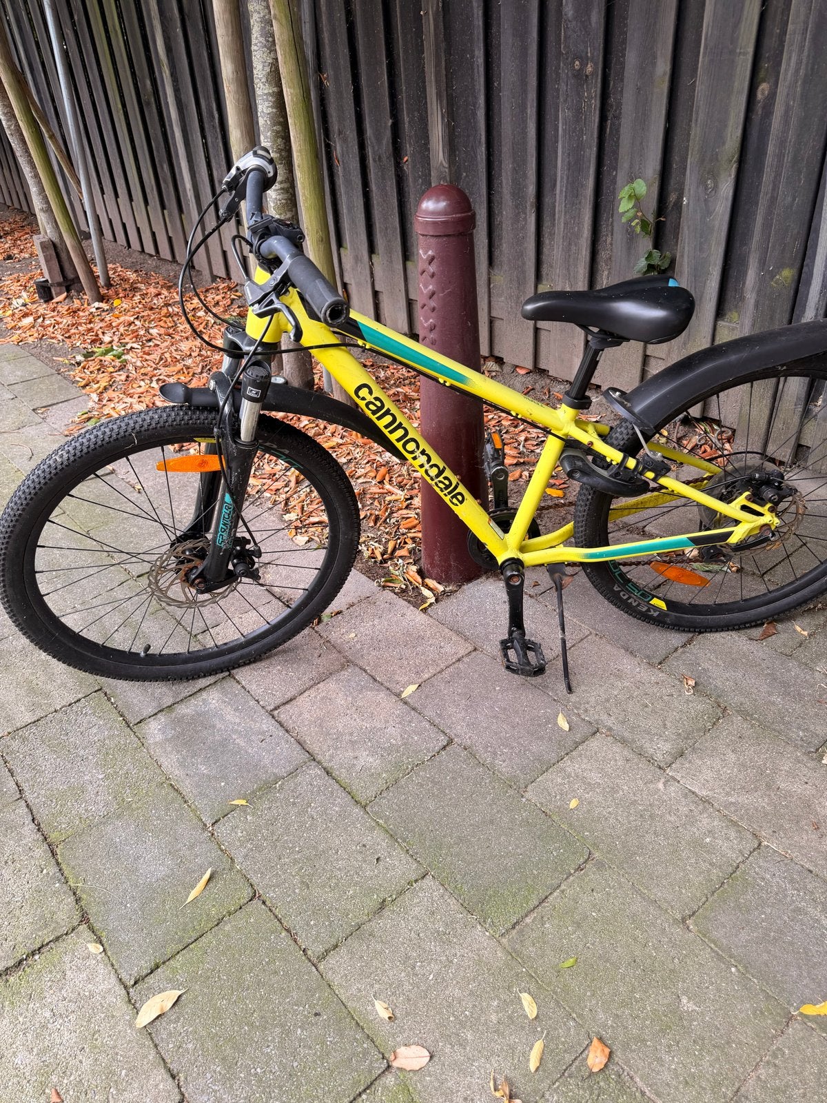 Cannondale mountainbike - Geel/Groen - Zo goed als nieuw, Hardtail, Heren, Zo goed als nieuw, Schijfrem