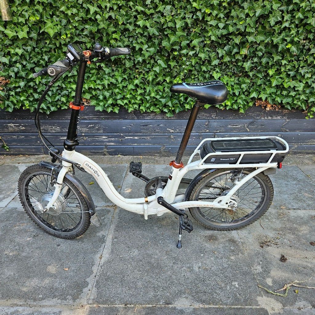 Elektrische vouwfiets Dahon, Fietsen en Brommers, Ophalen, Gebruikt, Velgrem, 14 tot 16 inch