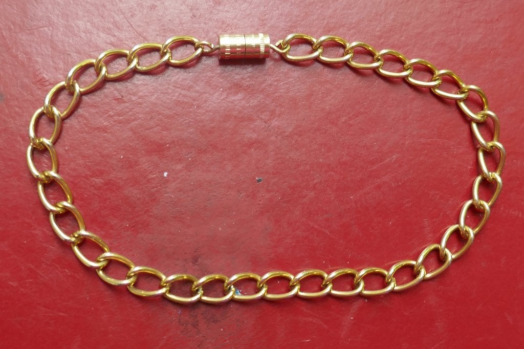 schakel armband, Verzenden, Zo goed als nieuw, Goud, Overige materialen