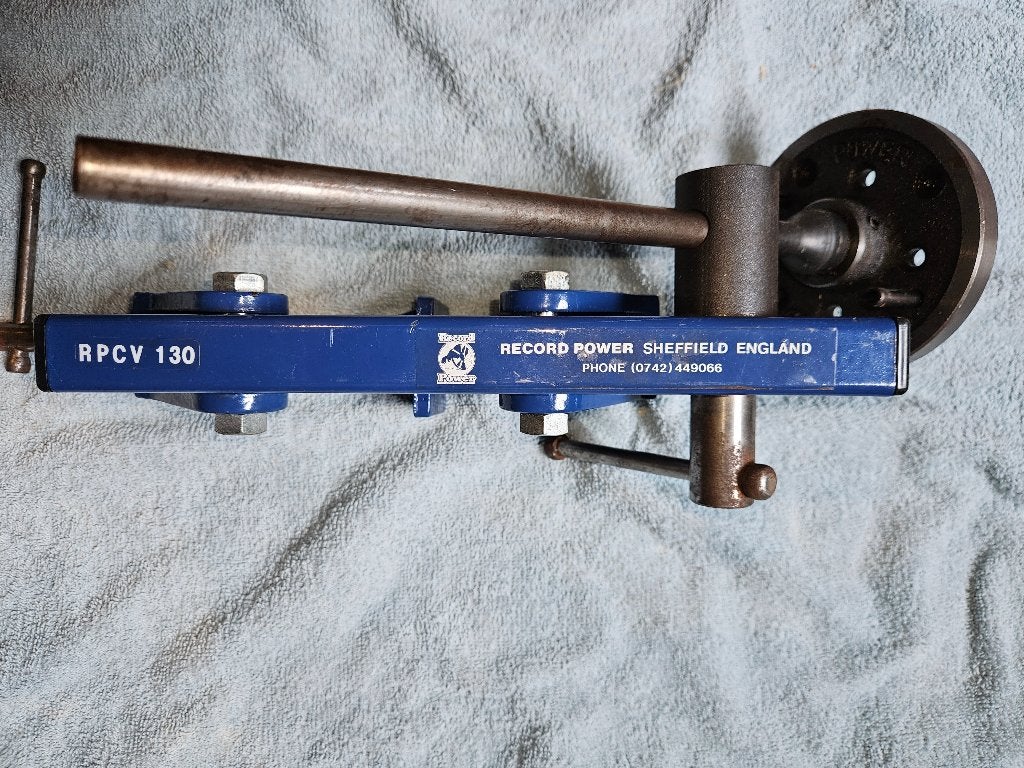 Record Power RPCV 130 spanbok (carvers vice), Ophalen of Verzenden