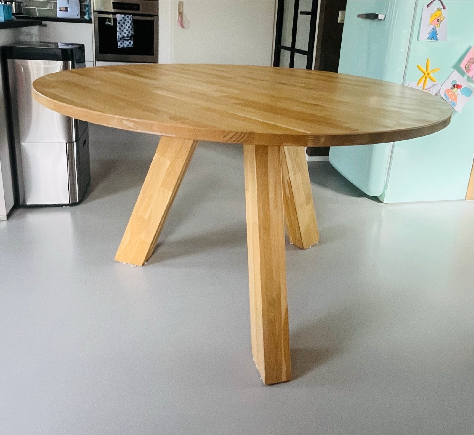 WOOOD eettafel Rhonda - Ø 130 cm, Ophalen, Gebruikt, Vier personen, 100 tot 150 cm