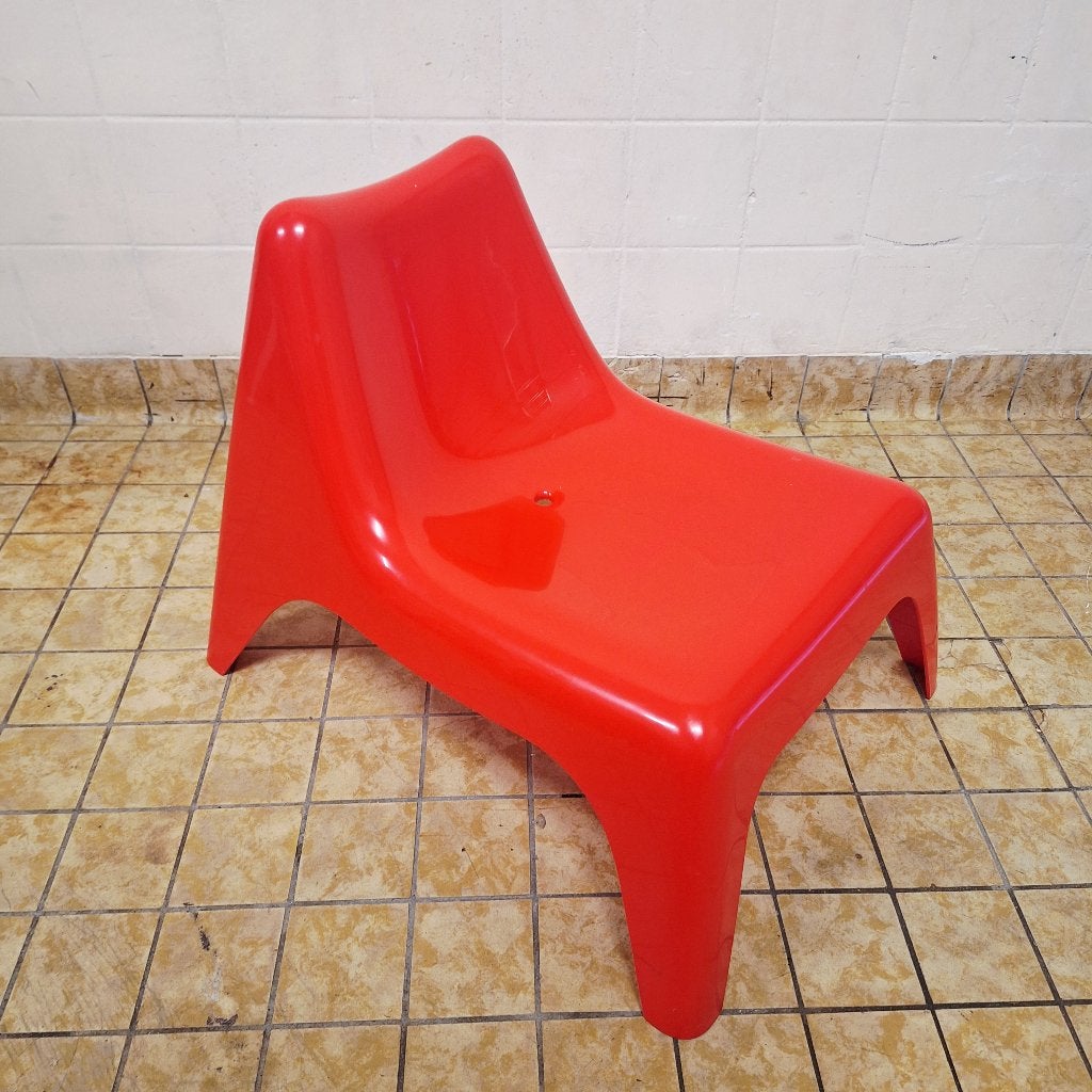 Rood IKEA Bunso Stoeltje / Tuinstoel / Stoel, Ophalen, Gebruikt, Ikea, -