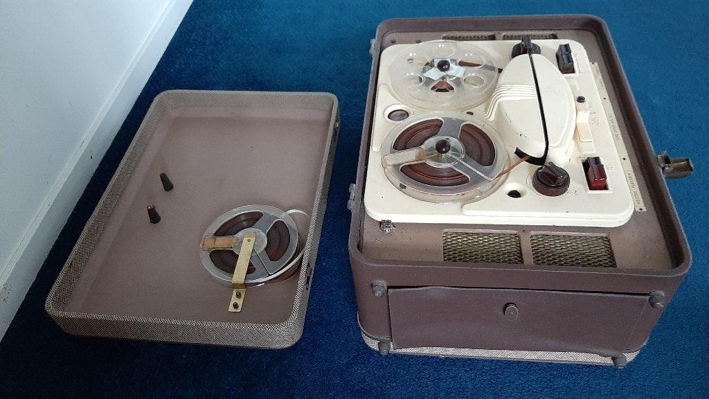 Philips bandrecorder EL 3511 1955, Ophalen of Verzenden, Bandrecorder, Met banden