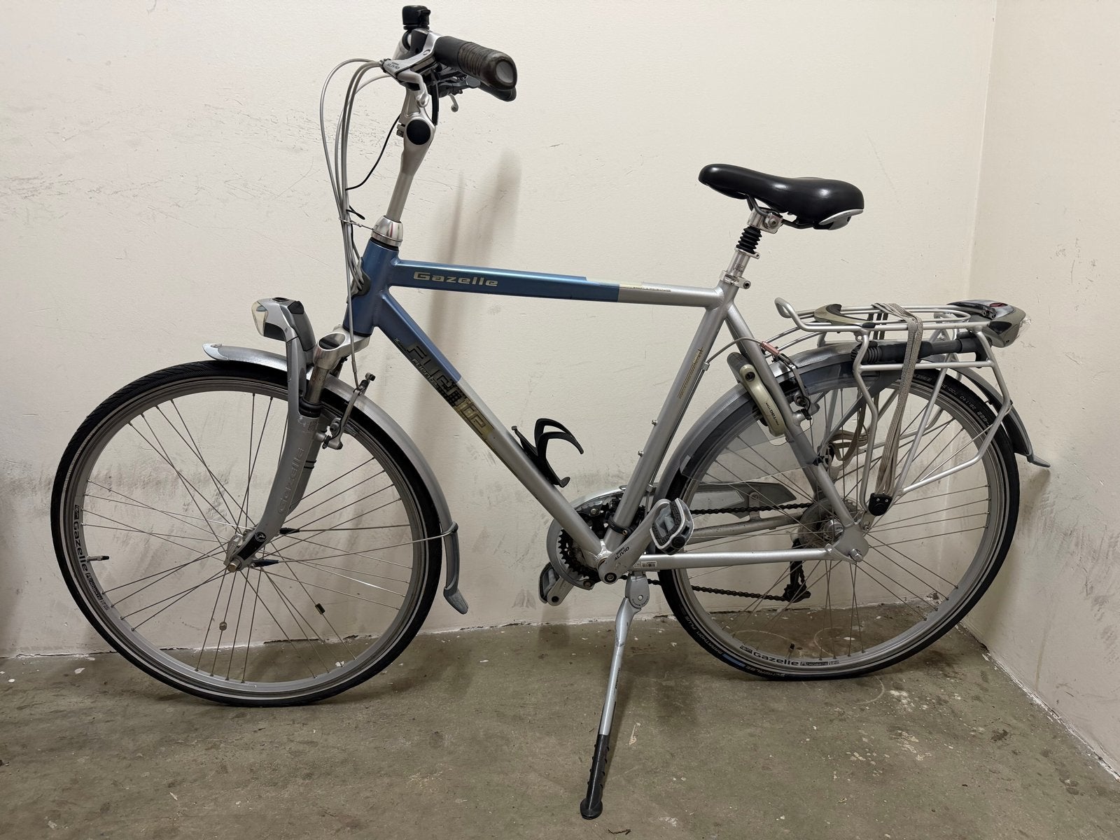 Gazelle Fuente fiets - Goede staat, Fietsen en Brommers, Fietsen | Heren | Herenfietsen, Gebruikt, Velgrem, Versnellingen, Ophalen of Verzenden