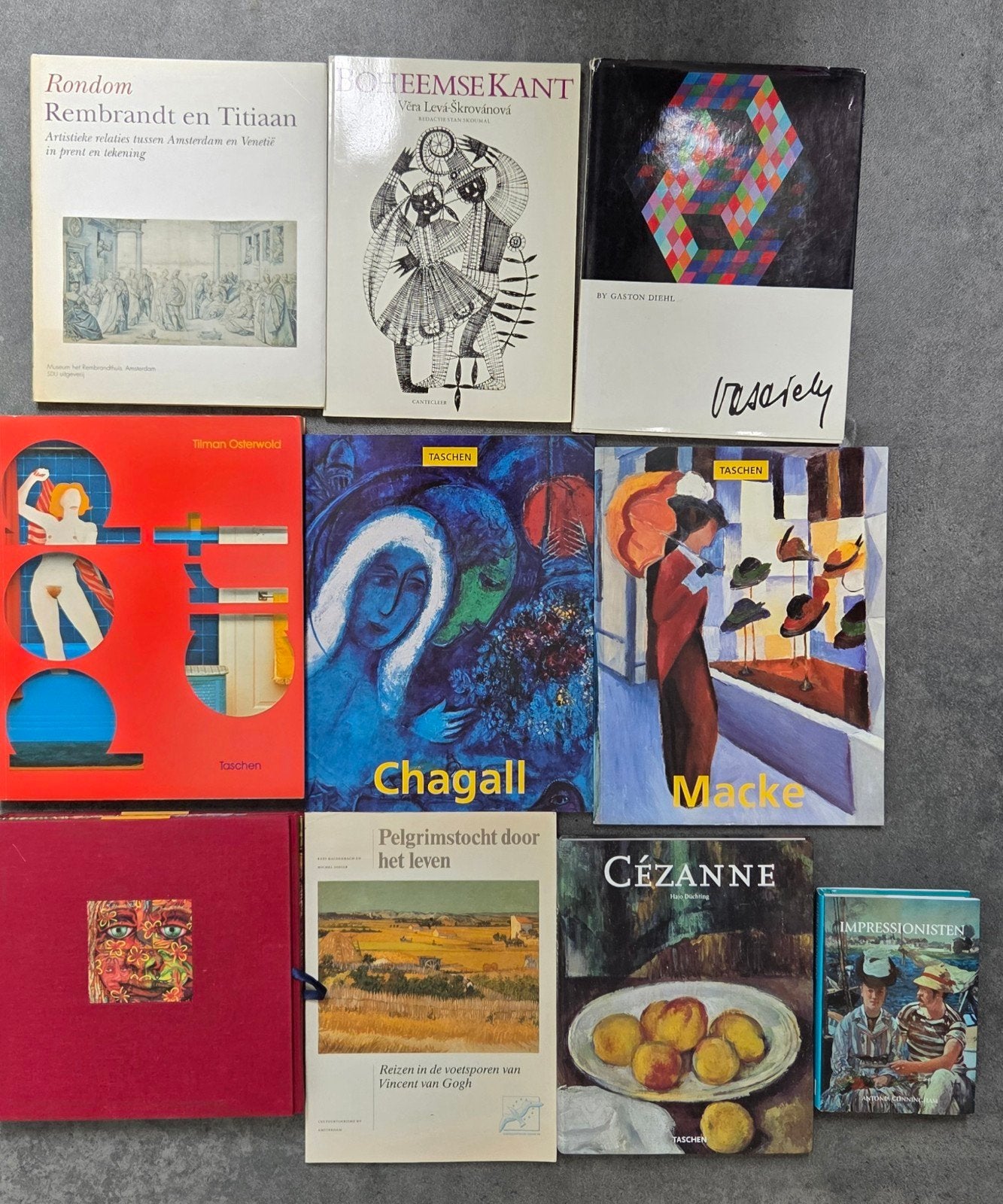 Diverse kunstboeken, Ophalen of Verzenden, Gelezen, Schilder- en Tekenkunst, Diverse auteurs