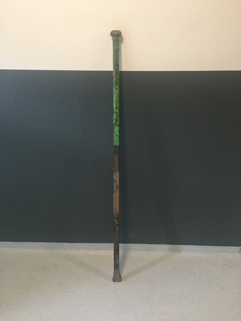 Stootijzer 150cm met ronde balhoofd van ijzer, Ophalen, Gebruikt