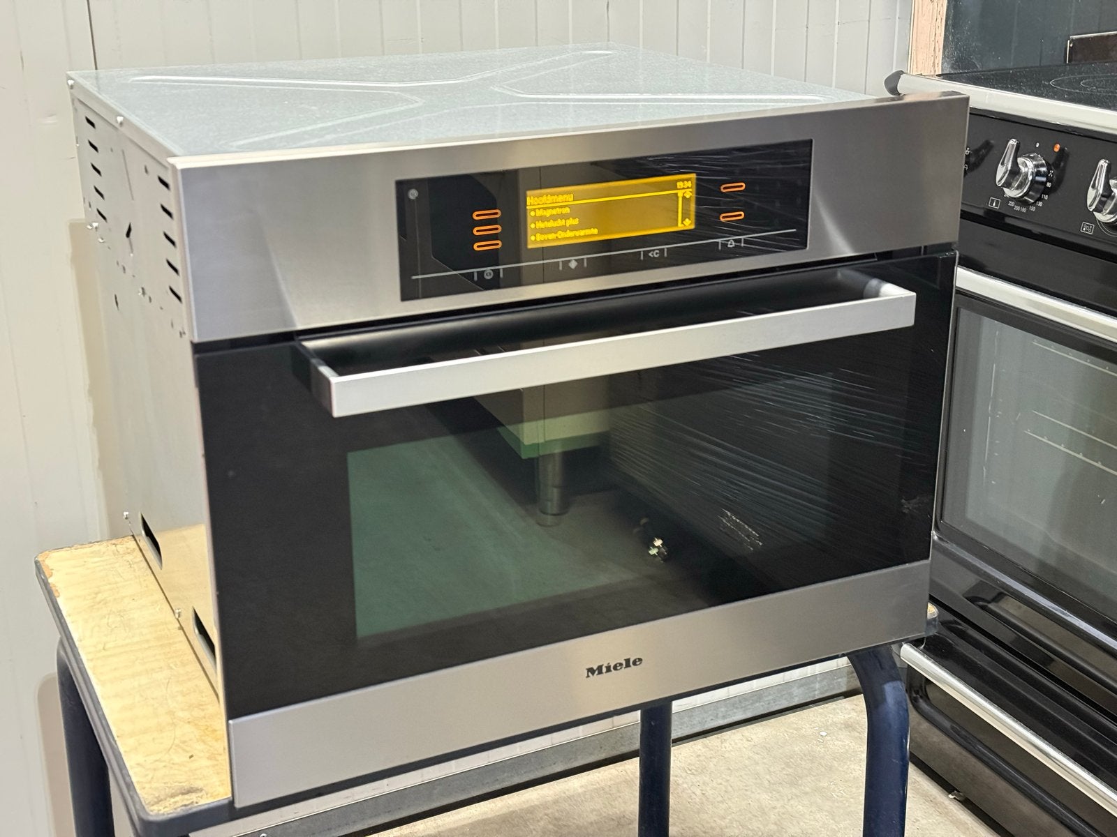 Miele H5080BM Inbouw Combi-oven - Zo goed als nieuw, 45 tot 50 cm, Bella, 60 cm of meer, Ophalen of Verzenden