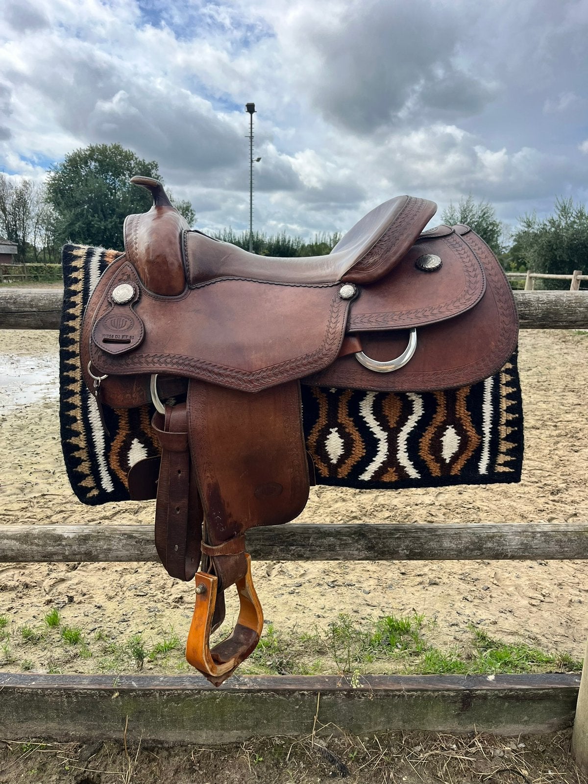 Westwood reiner zadel, Dieren en Toebehoren, Paarden en Pony's | Zadels, Ophalen, Zo goed als nieuw