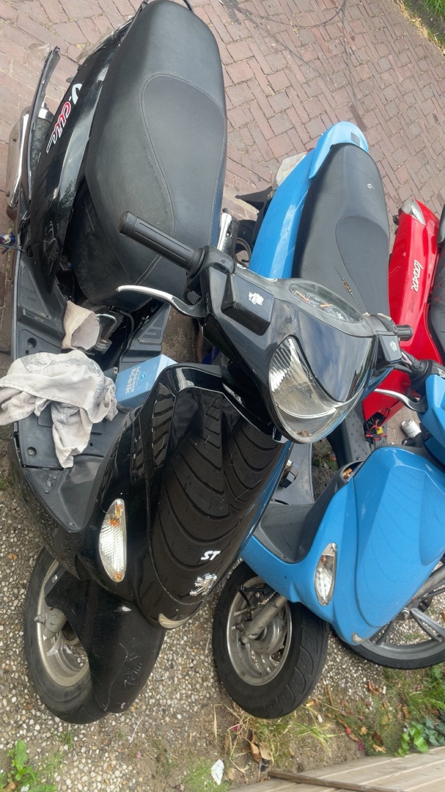 Peugot v clic opknappers, Fietsen en Brommers, Scooters | Kymco, Ophalen, Zo goed als nieuw, Benzine, Overige modellen