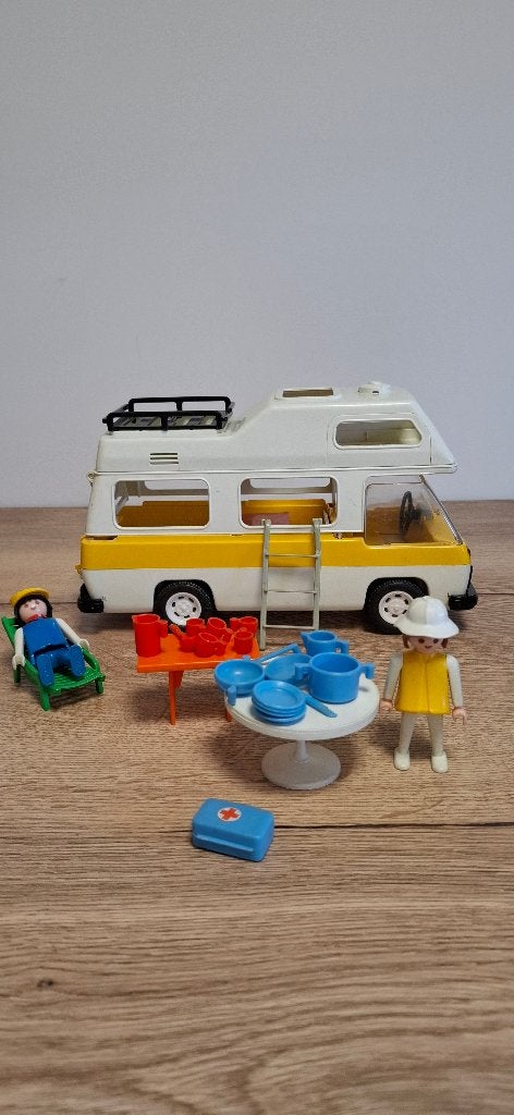 Playmobil set: 3258 Vintage Playmobil Camper Set 1974, Kinderen en Baby's, Gebruikt, Losse onderdelen, Voertuig, Onbekend
