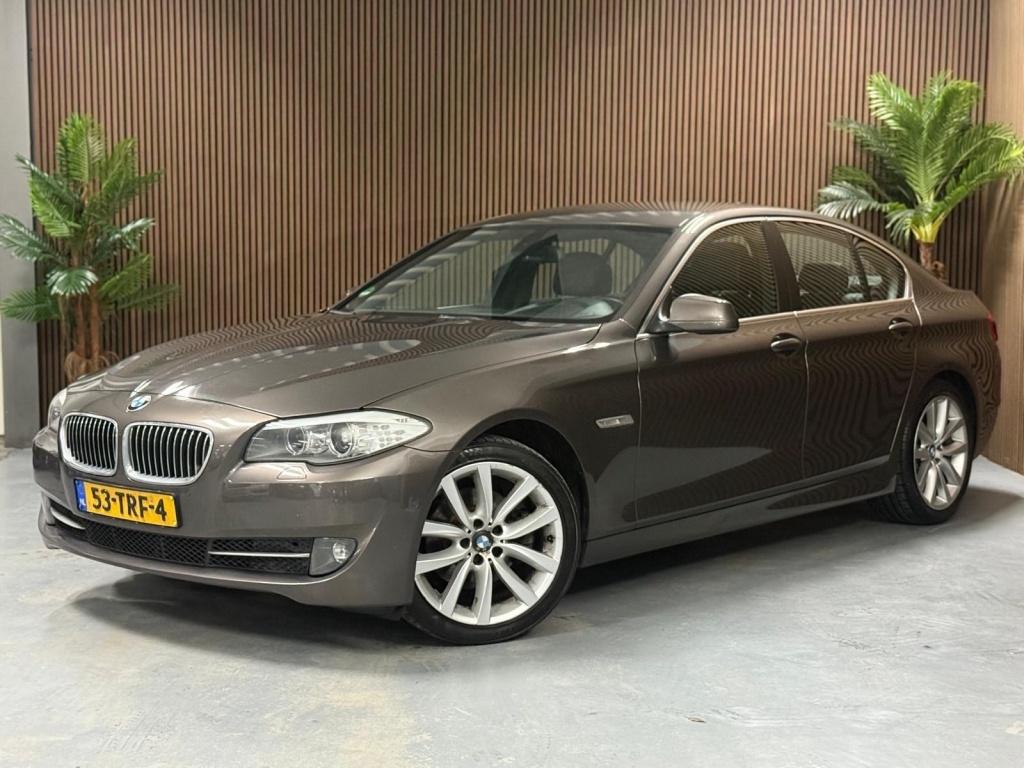 BMW 5 Serie 520i High Executive (bj 2012, automaat), Auto's, Automaat, Euro 5, Achterwielaandrijving, Gebruikt
