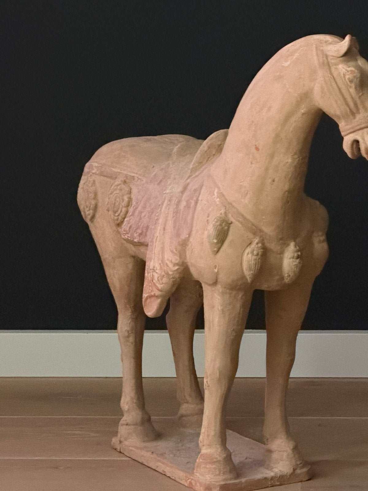 Groot Terracotta Paard - Tang Dynastie, Antiek en Kunst, Ophalen