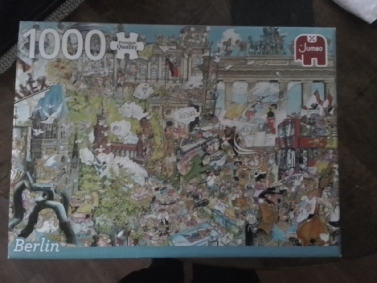 Jumbo Legpuzzel 1000 stukjes - Berlin  ruilen of bieden, Ophalen, 500 t/m 1500 stukjes, Gebruikt, Legpuzzel